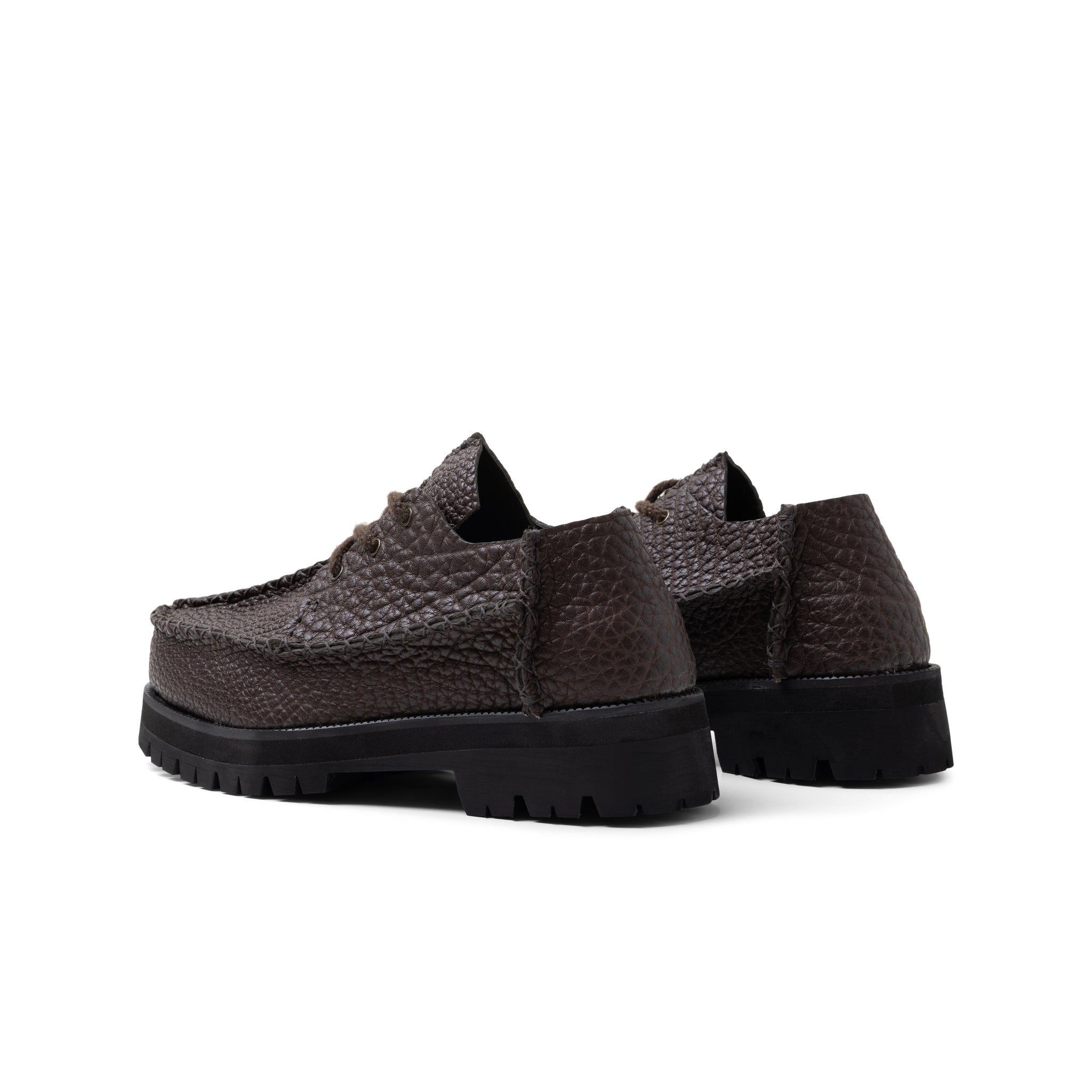 Six Stitch - Brown Large Grain